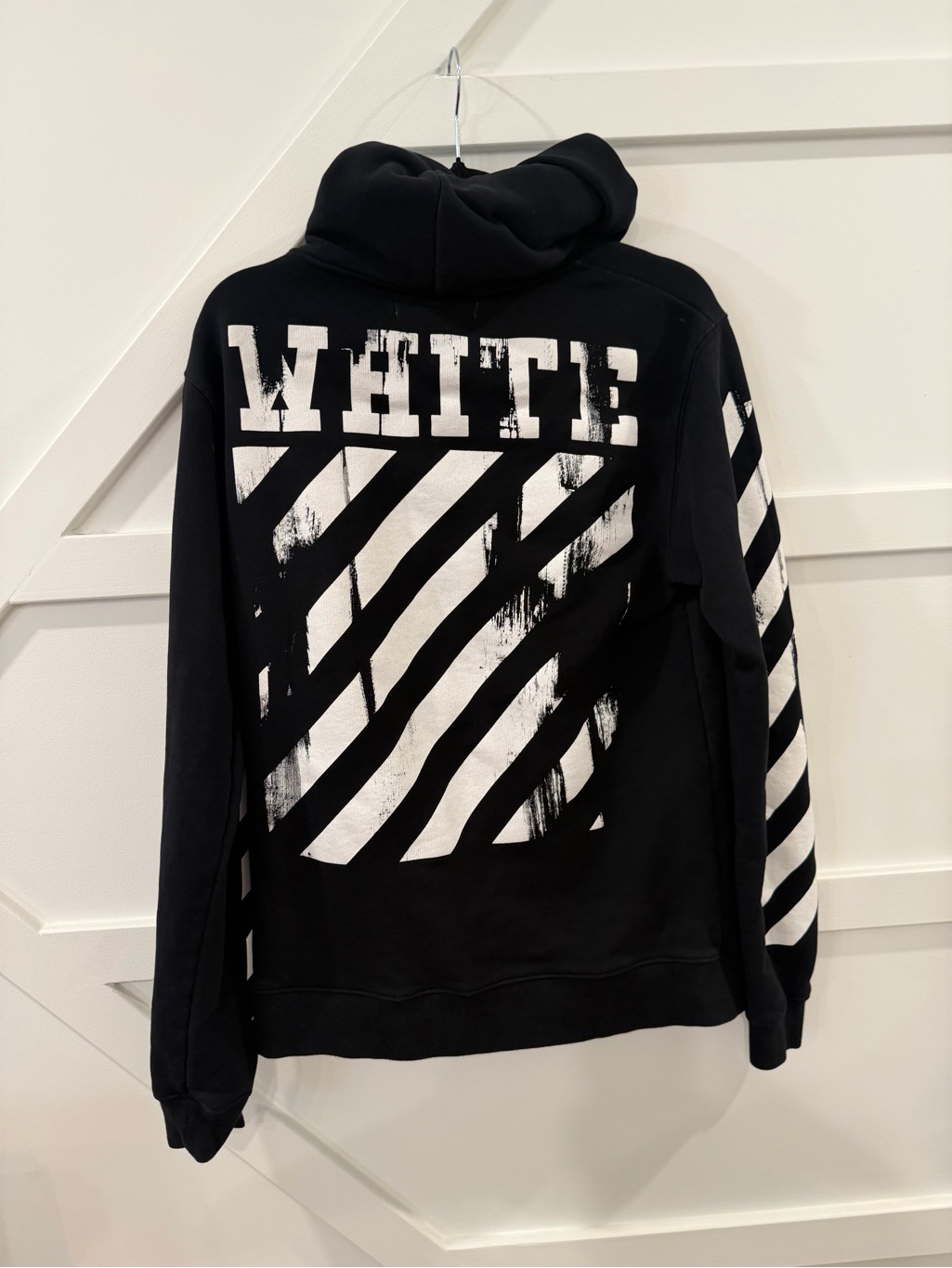 Off White Caravaggio Hoodie Black - Authentic